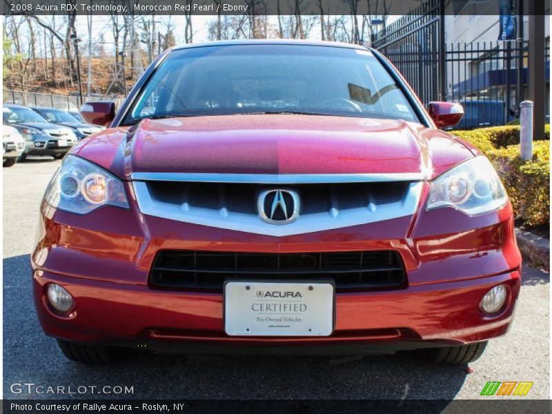 Moroccan Red Pearl / Ebony 2008 Acura RDX Technology