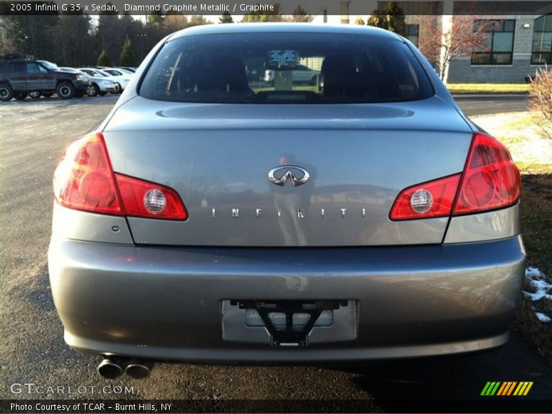 Diamond Graphite Metallic / Graphite 2005 Infiniti G 35 x Sedan