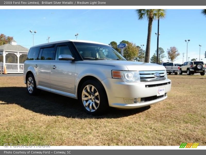 Brilliant Silver Metallic / Medium Light Stone 2009 Ford Flex Limited