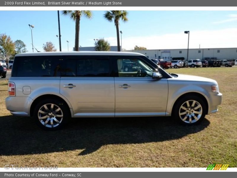 Brilliant Silver Metallic / Medium Light Stone 2009 Ford Flex Limited