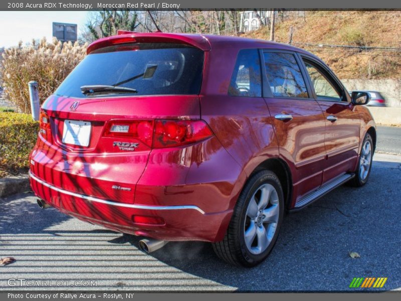 Moroccan Red Pearl / Ebony 2008 Acura RDX Technology