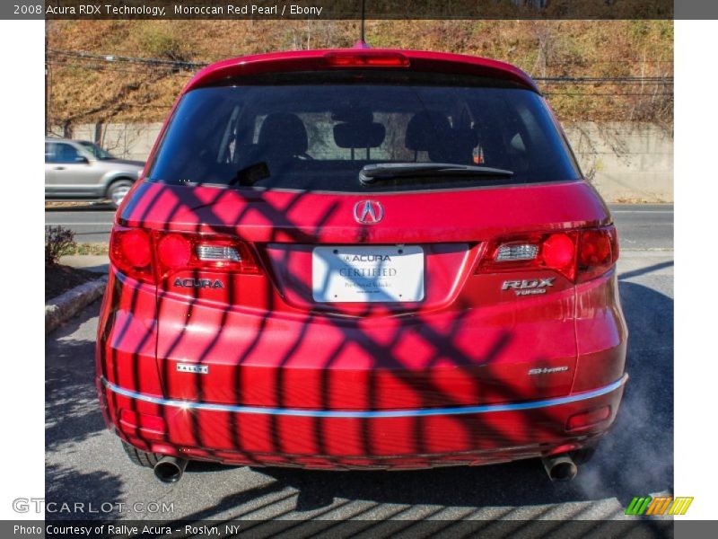 Moroccan Red Pearl / Ebony 2008 Acura RDX Technology