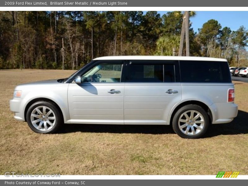 Brilliant Silver Metallic / Medium Light Stone 2009 Ford Flex Limited