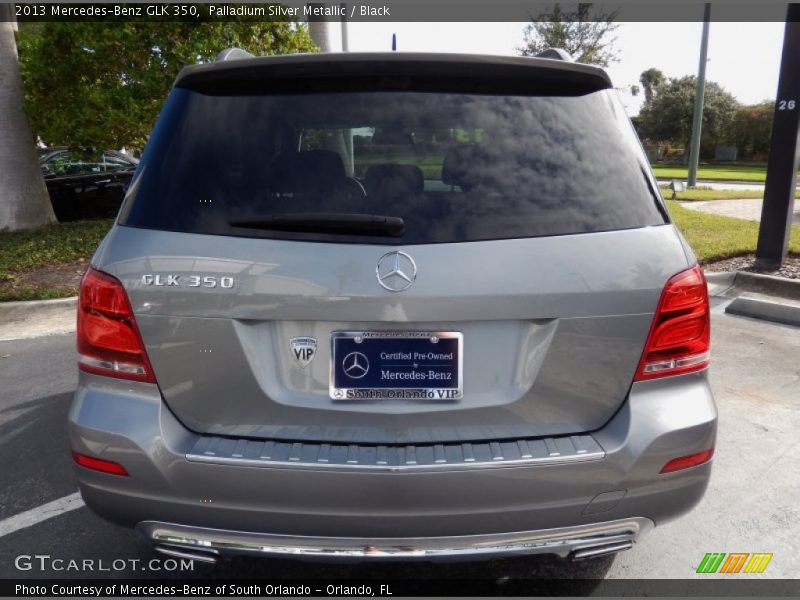 Palladium Silver Metallic / Black 2013 Mercedes-Benz GLK 350