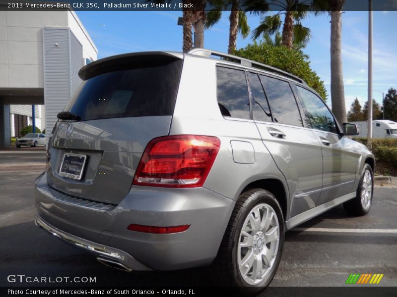 Palladium Silver Metallic / Black 2013 Mercedes-Benz GLK 350