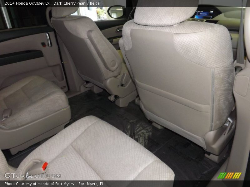 Dark Cherry Pearl / Beige 2014 Honda Odyssey LX