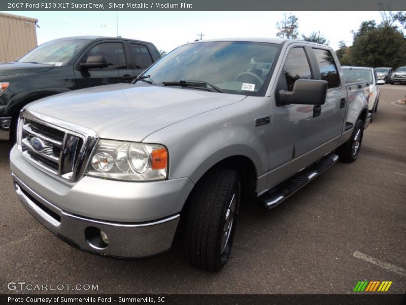 Silver Metallic / Medium Flint 2007 Ford F150 XLT SuperCrew