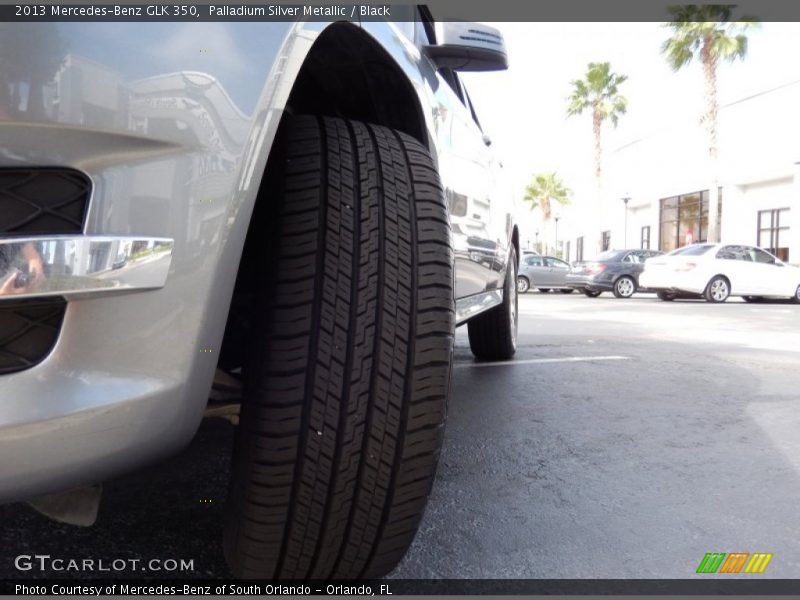 Palladium Silver Metallic / Black 2013 Mercedes-Benz GLK 350