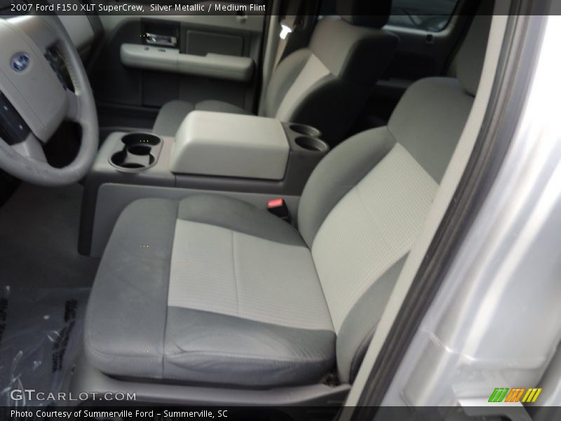 Silver Metallic / Medium Flint 2007 Ford F150 XLT SuperCrew