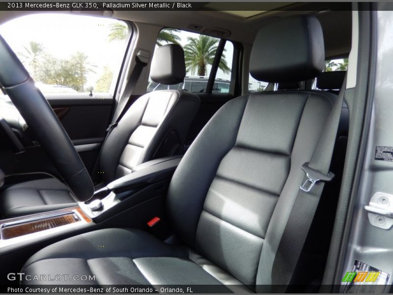 Palladium Silver Metallic / Black 2013 Mercedes-Benz GLK 350