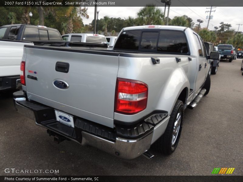 Silver Metallic / Medium Flint 2007 Ford F150 XLT SuperCrew
