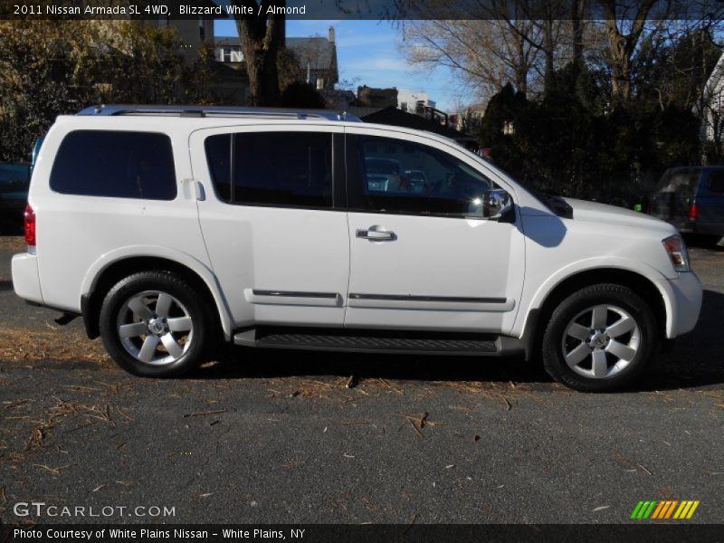 Blizzard White / Almond 2011 Nissan Armada SL 4WD