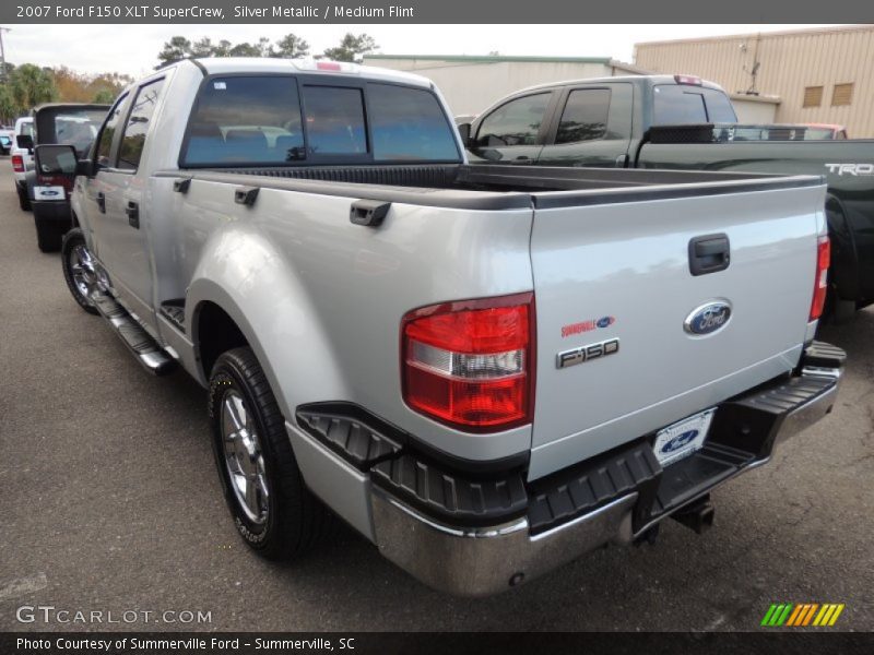 Silver Metallic / Medium Flint 2007 Ford F150 XLT SuperCrew