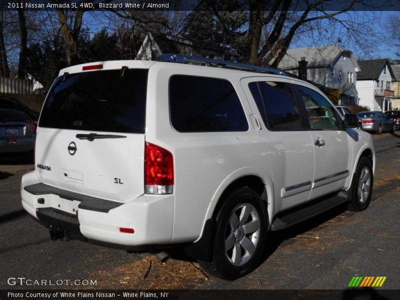Blizzard White / Almond 2011 Nissan Armada SL 4WD
