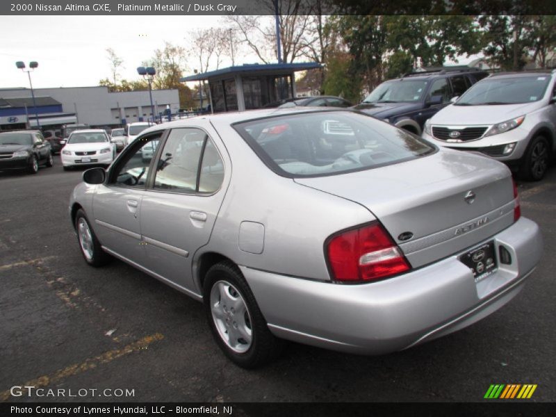 Platinum Metallic / Dusk Gray 2000 Nissan Altima GXE