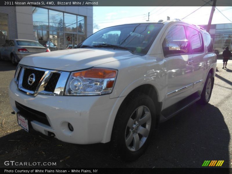 Blizzard White / Almond 2011 Nissan Armada SL 4WD