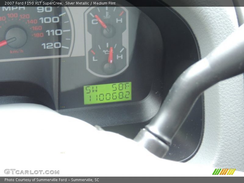 Silver Metallic / Medium Flint 2007 Ford F150 XLT SuperCrew
