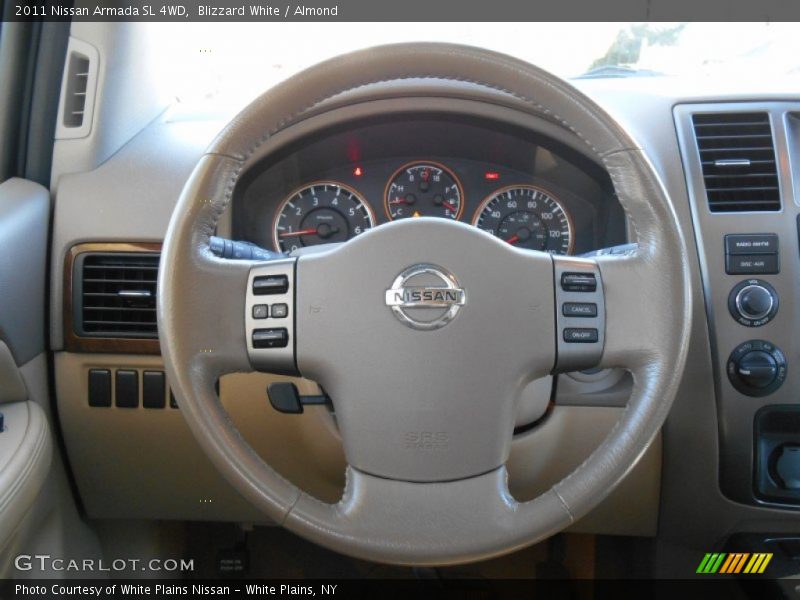 Blizzard White / Almond 2011 Nissan Armada SL 4WD