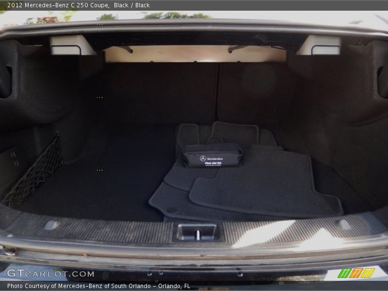 Black / Black 2012 Mercedes-Benz C 250 Coupe