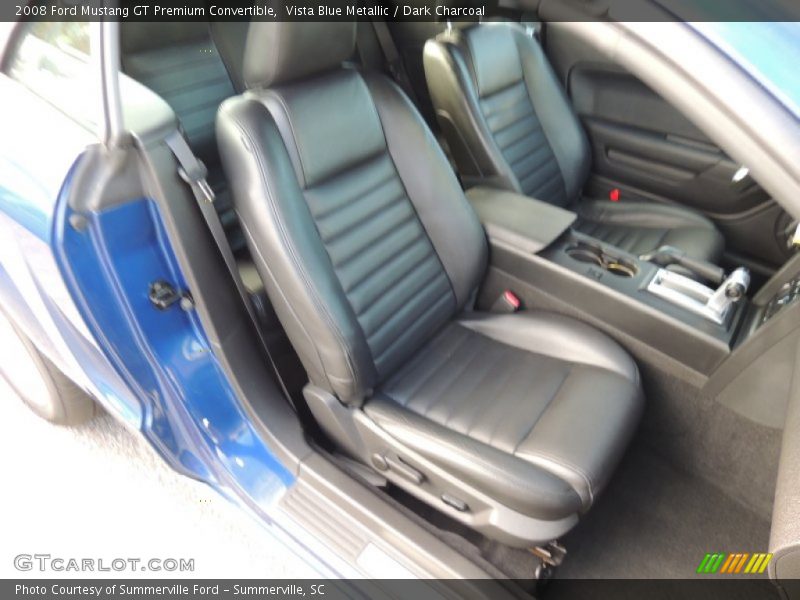 Vista Blue Metallic / Dark Charcoal 2008 Ford Mustang GT Premium Convertible