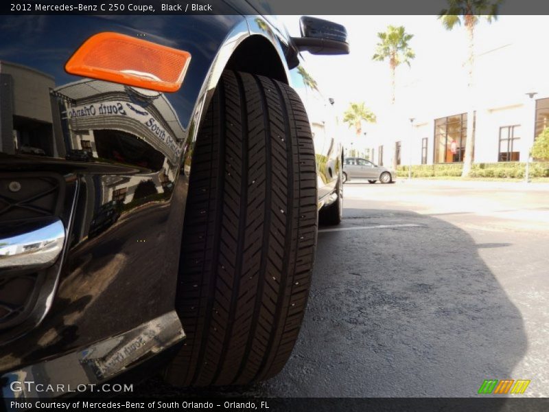 Black / Black 2012 Mercedes-Benz C 250 Coupe