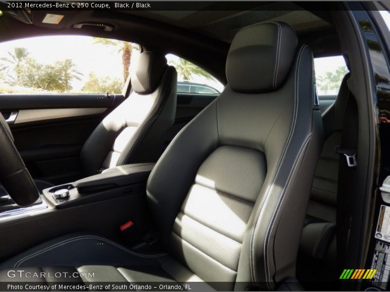 Black / Black 2012 Mercedes-Benz C 250 Coupe