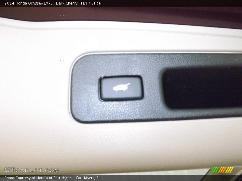Dark Cherry Pearl / Beige 2014 Honda Odyssey EX-L