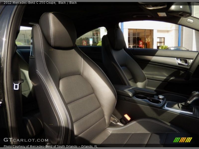 Black / Black 2012 Mercedes-Benz C 250 Coupe
