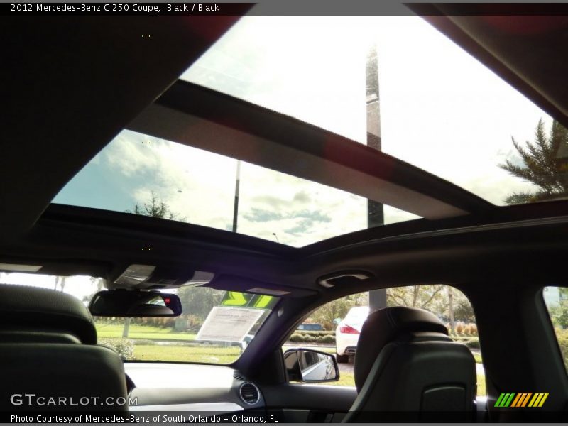 Black / Black 2012 Mercedes-Benz C 250 Coupe