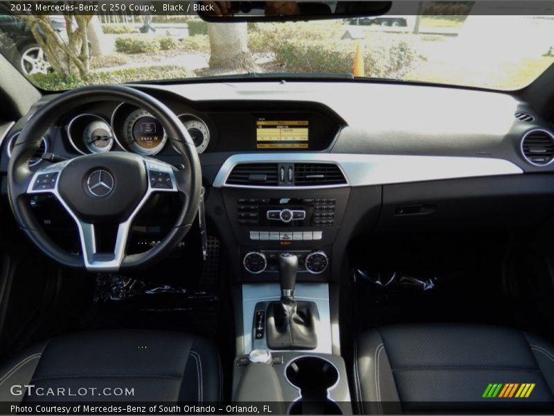 Black / Black 2012 Mercedes-Benz C 250 Coupe