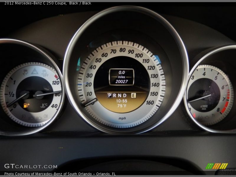 Black / Black 2012 Mercedes-Benz C 250 Coupe