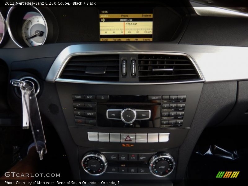 Black / Black 2012 Mercedes-Benz C 250 Coupe