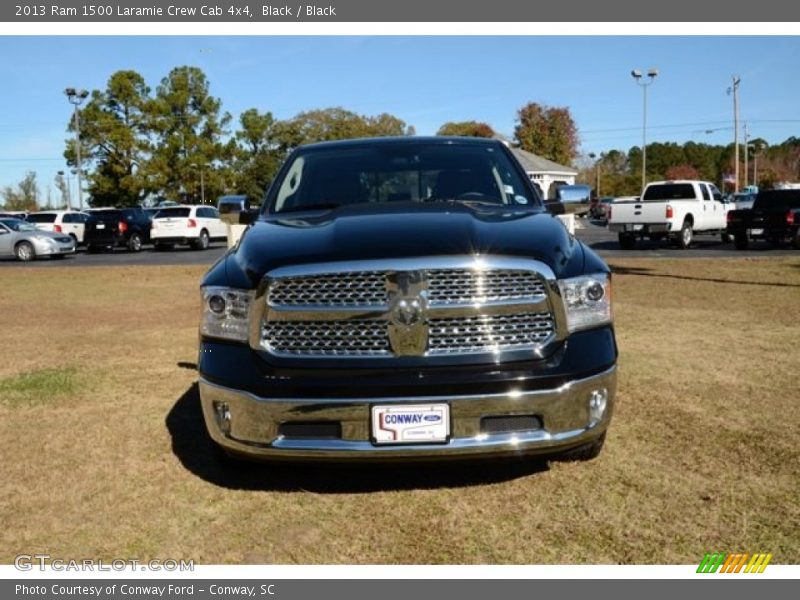 Black / Black 2013 Ram 1500 Laramie Crew Cab 4x4