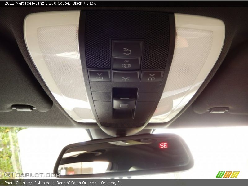 Black / Black 2012 Mercedes-Benz C 250 Coupe