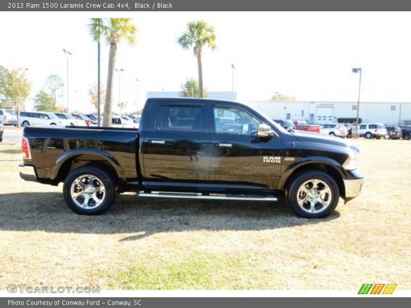 Black / Black 2013 Ram 1500 Laramie Crew Cab 4x4