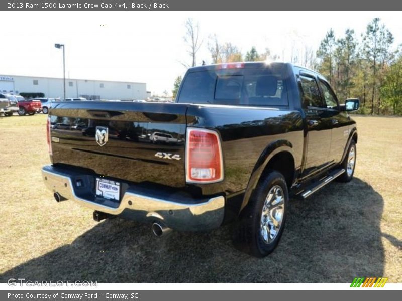 Black / Black 2013 Ram 1500 Laramie Crew Cab 4x4