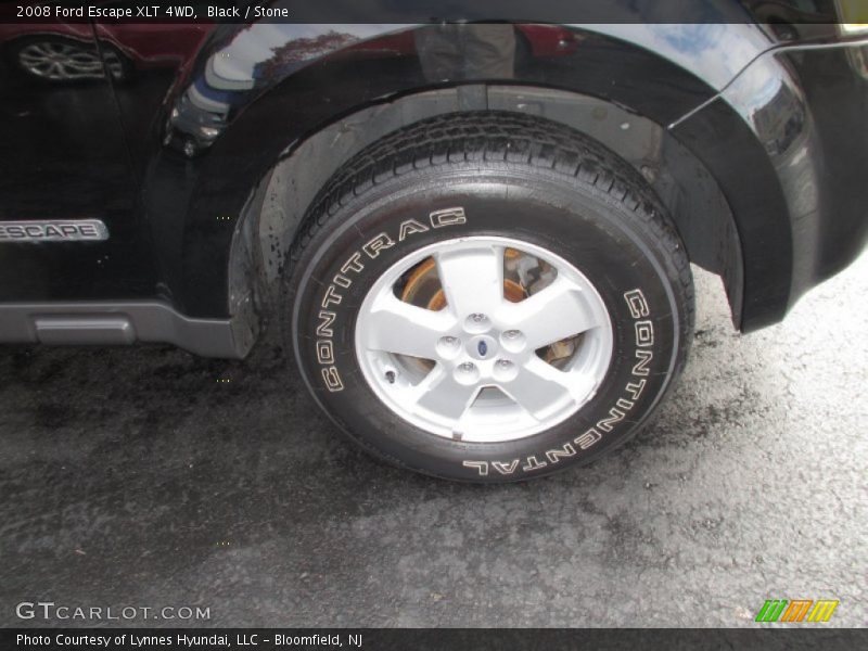 Black / Stone 2008 Ford Escape XLT 4WD