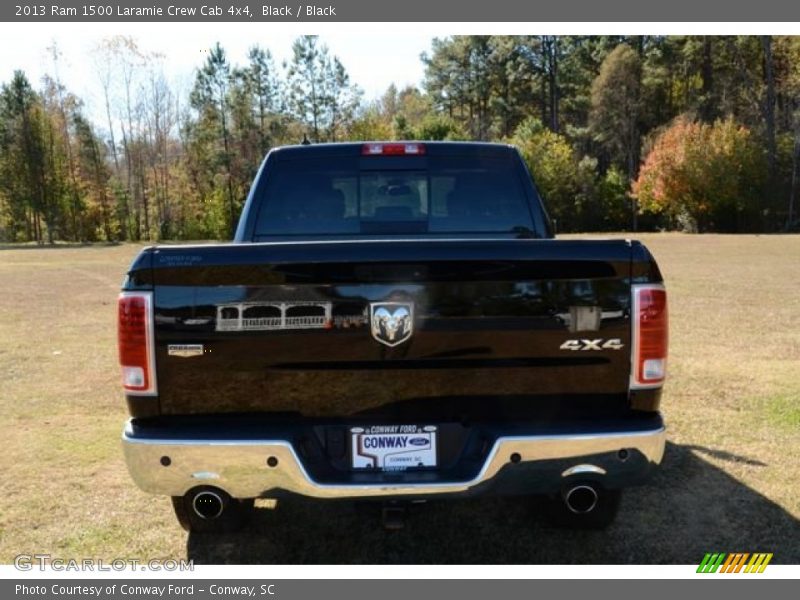 Black / Black 2013 Ram 1500 Laramie Crew Cab 4x4