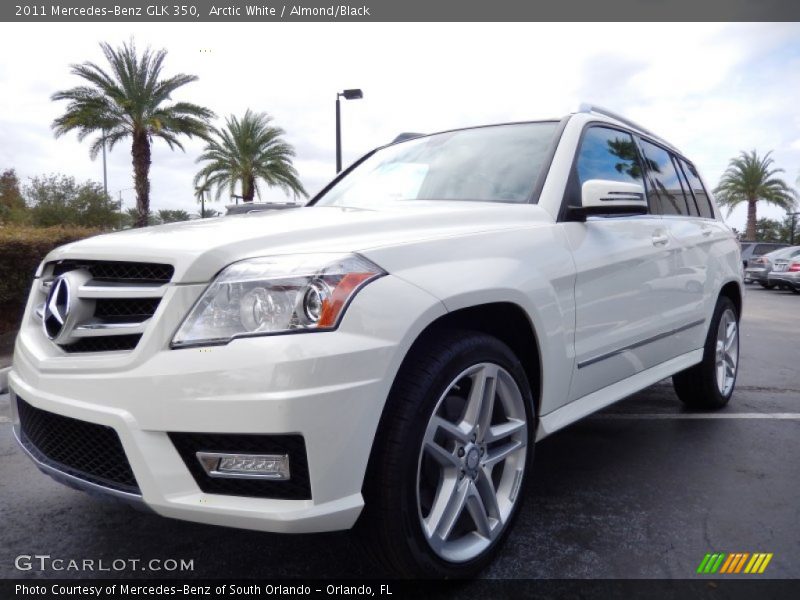 Arctic White / Almond/Black 2011 Mercedes-Benz GLK 350