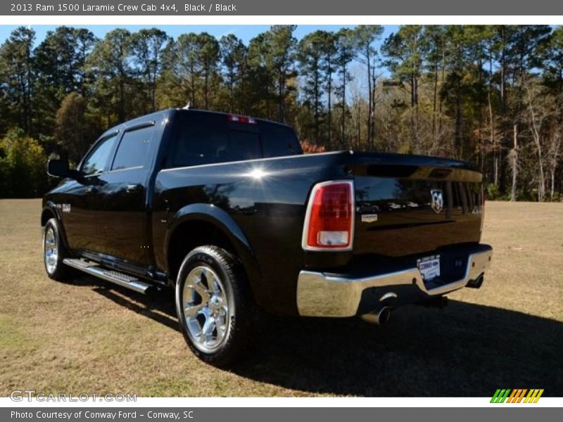 Black / Black 2013 Ram 1500 Laramie Crew Cab 4x4
