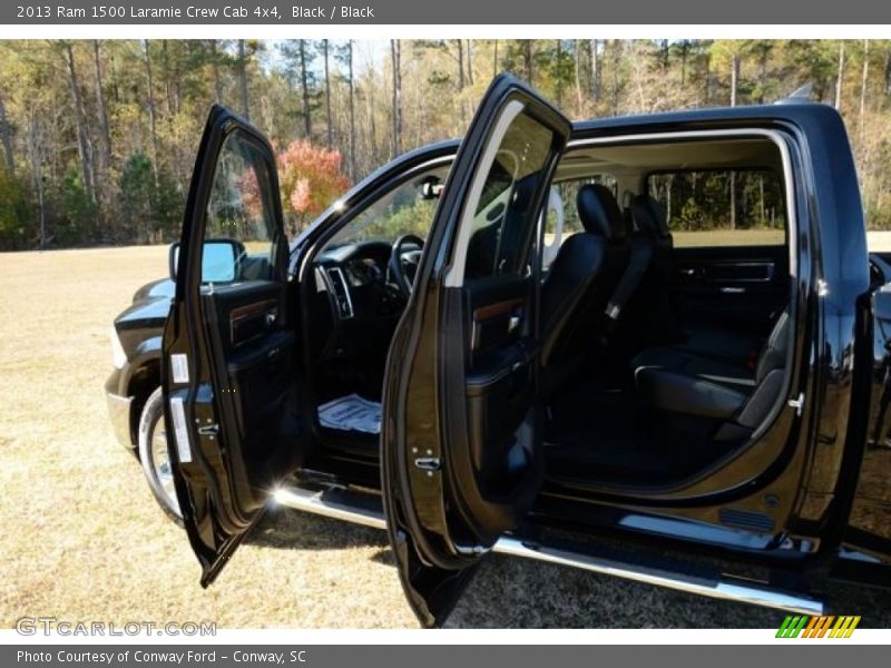 Black / Black 2013 Ram 1500 Laramie Crew Cab 4x4