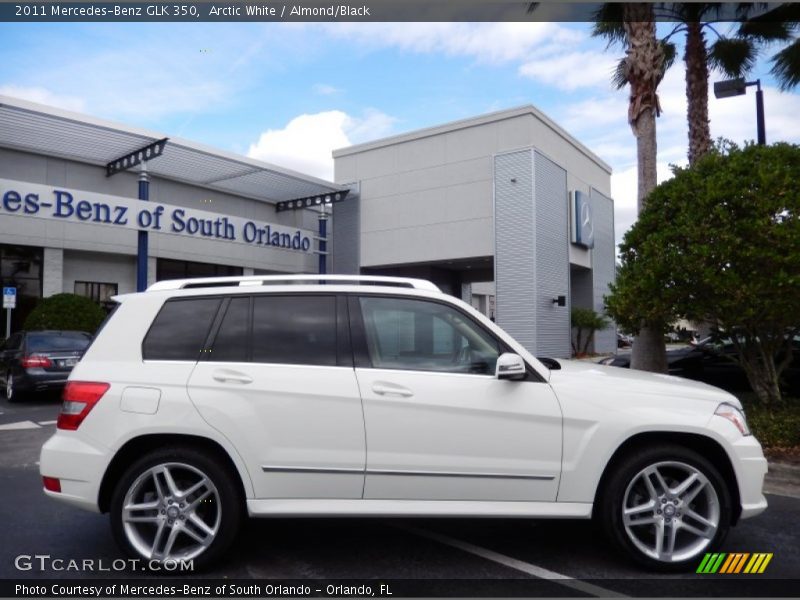 Arctic White / Almond/Black 2011 Mercedes-Benz GLK 350