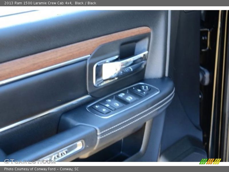 Black / Black 2013 Ram 1500 Laramie Crew Cab 4x4