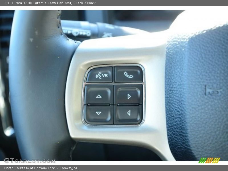 Black / Black 2013 Ram 1500 Laramie Crew Cab 4x4