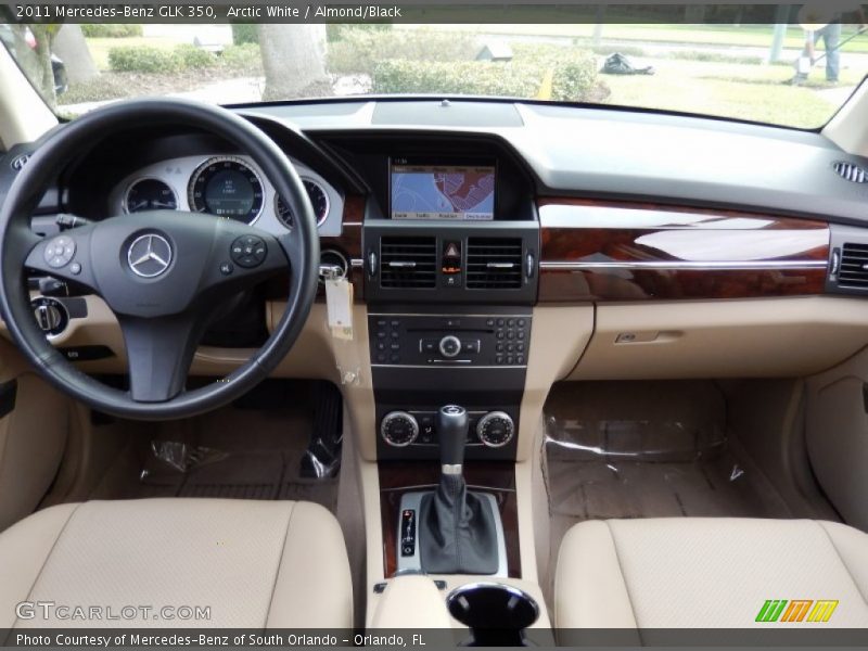 Arctic White / Almond/Black 2011 Mercedes-Benz GLK 350
