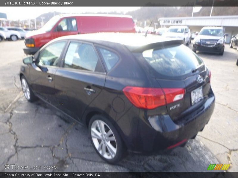 Ebony Black / Black 2011 Kia Forte SX