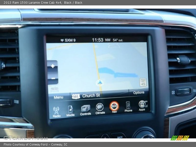 Black / Black 2013 Ram 1500 Laramie Crew Cab 4x4