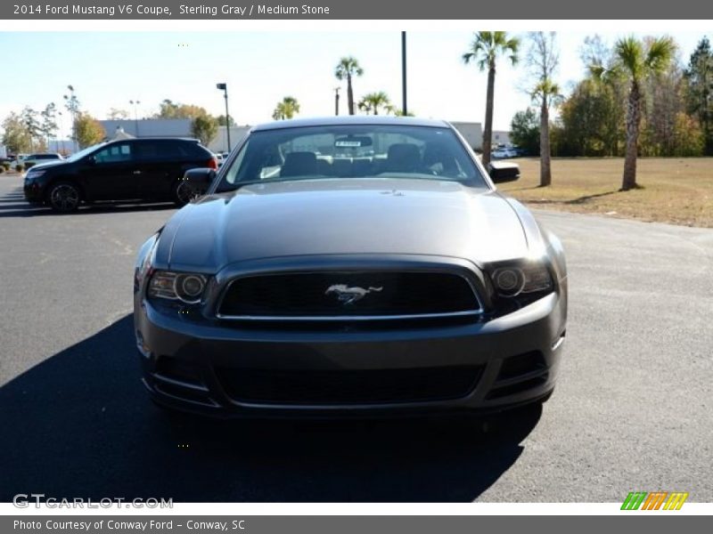 Sterling Gray / Medium Stone 2014 Ford Mustang V6 Coupe