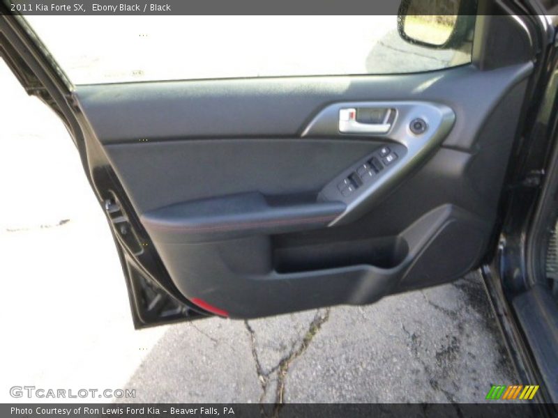 Ebony Black / Black 2011 Kia Forte SX