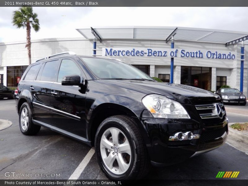 Black / Black 2011 Mercedes-Benz GL 450 4Matic